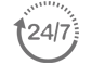 24x7 service